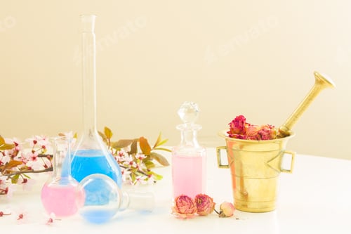 Preview: aromatherapy - dry flowers and potions