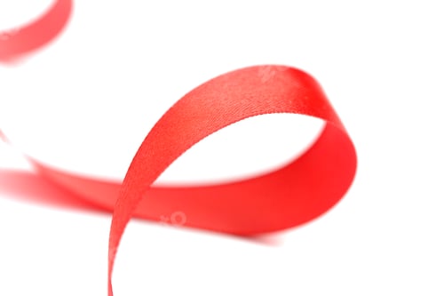 Preview: red satin ribbon