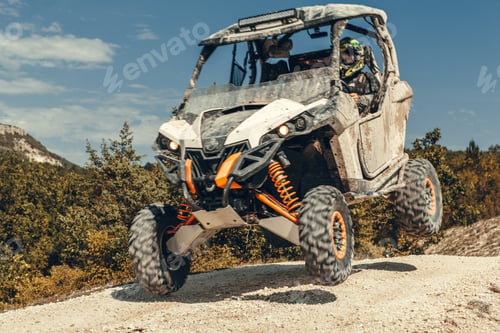 Preview: ATV jump in the mountains