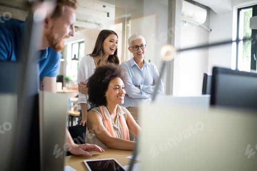 Preview: Programmer working in a software developing company office