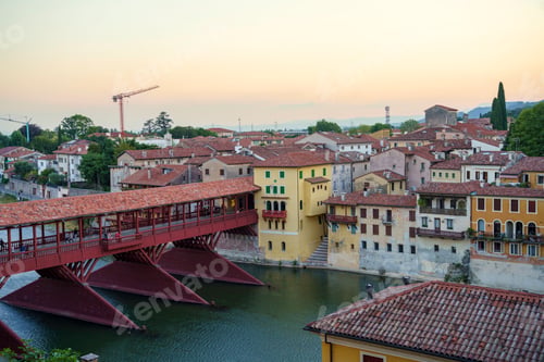 Preview: The wooden bridge at Bassano del Grappa