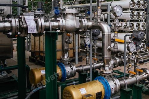 Preview: Shot of machine tools on the factory - industrial concept