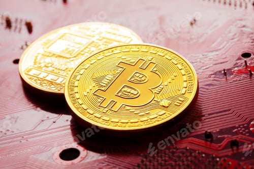 Preview: Bitcoin and a computer graphic card