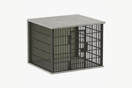 Preview: Solitary Confinement: Abandoned Jail Cell with Metal Bars