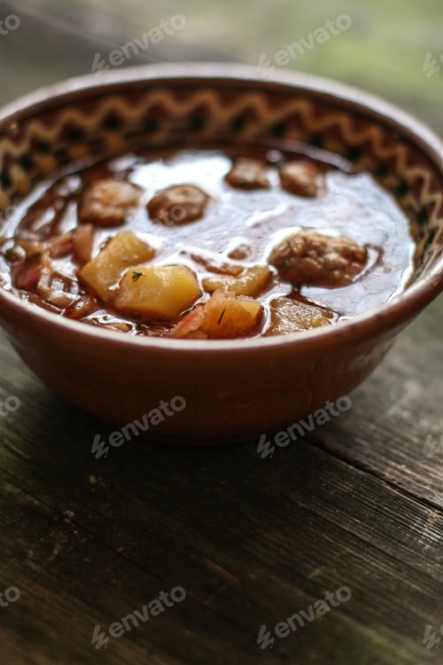 Preview: Tomato Soup (Borscht) Vegetable - The First Dish