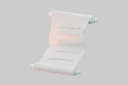 Aperçu: Motif de rouleau en papier blanc uni