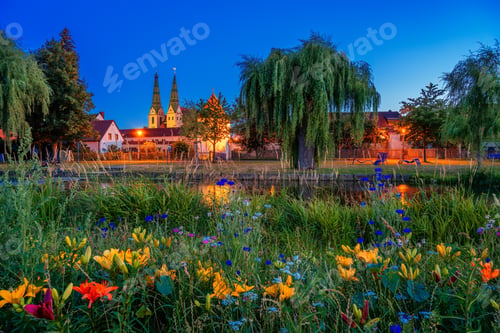 Preview: Historic church of Beilngries at night