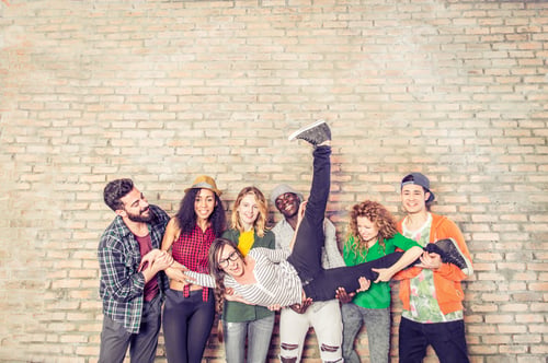 Preview: Multiracial group of friends
