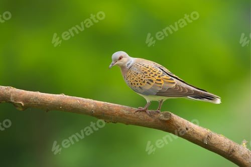 Preview: European Turtle-Dove - Streptopelia turtur bird