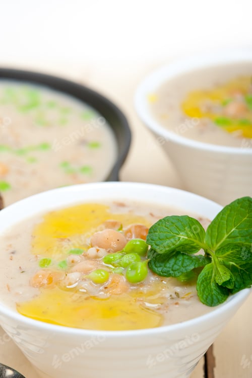 Preview: Hearty Middle Eastern Chickpea and Barley Soup