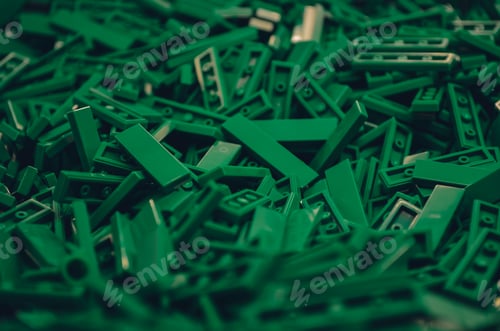 Preview: many lego style toy bricks