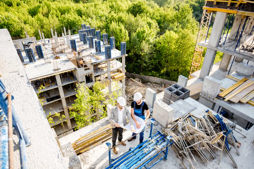 Preview: Construction site with workers
