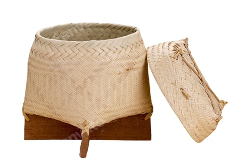 Preview: #6416 Beige basket isolated on a transparent background