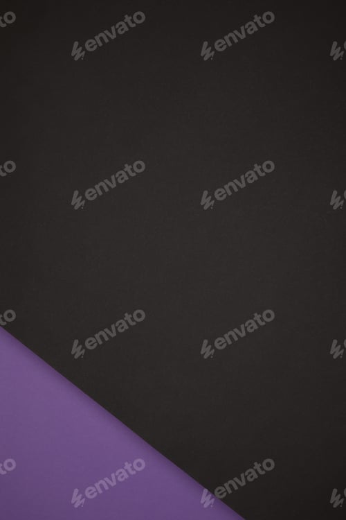 Preview: dark abstract background made from black and purple colored paper