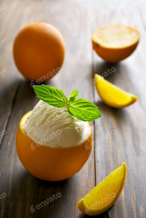 Preview: Orange ice cream