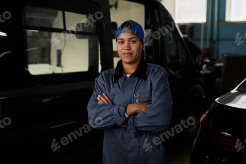 Preview: Female Worker At Car Factory
