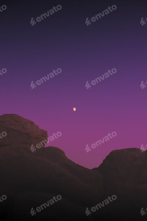 Preview: Purple moon sky