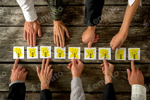 Preview: Brainstorming and teamwork concept