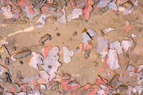 Preview: Background Weathered Paint Cracked- Destroyed Texture. Distress Surface- Abstract Pattern