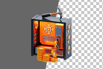 Preview: CPU Mining 3D Icon