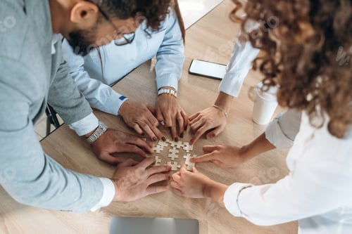 Preview: Group of young business people