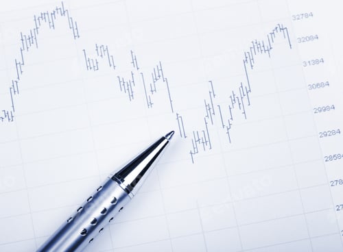 Preview: Stock exchange market chart