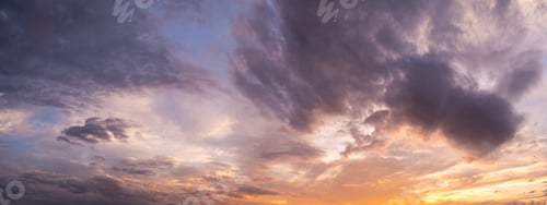Preview: Natural background of the colorful panorama sky, During the time sunset