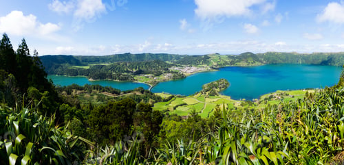 Preview: Panorama of Sete Cidades from the hill