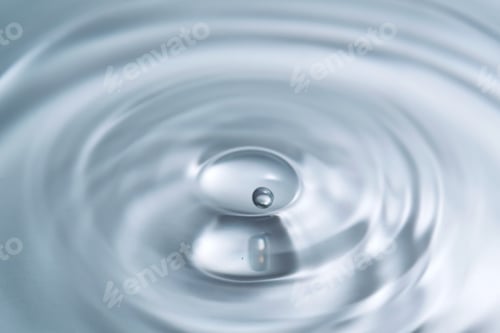 Preview: Abstract background with water stains. Blue background.