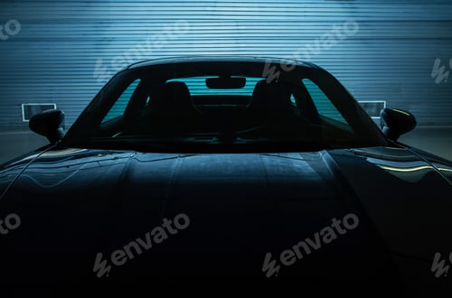 Preview: Exotic Supercar Parked in Underground Garage