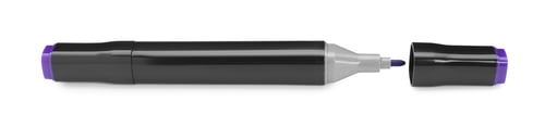 Preview: One double sided marker isolated on white