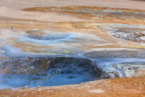 Preview: Hot Mud Pots in the Geothermal Area Hverir, Iceland