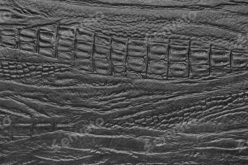 Preview: Crocodile genuine leather texture macro, gray leatherette with metallic, pearlescent effect