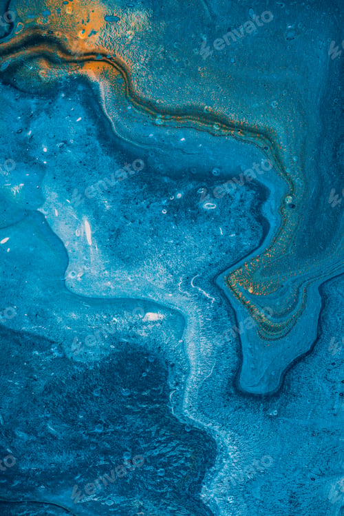 Preview: abstract texture with blue oil paint