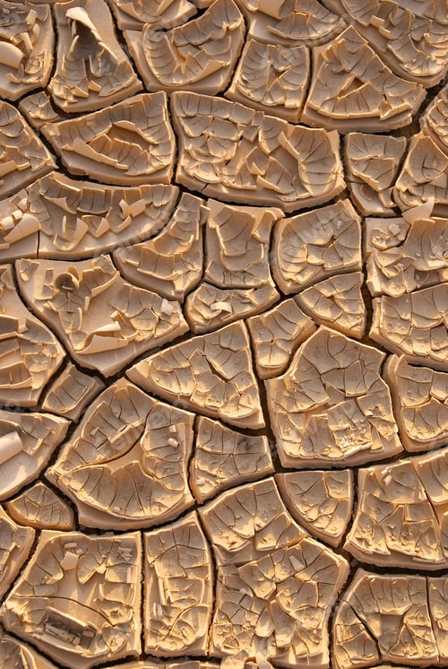 Preview: top view cracked dry ground abstract background