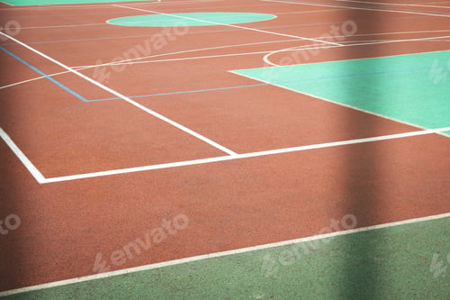 Preview: New modern basketball playground with modern markup