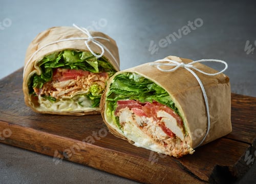 Preview: chicken wrap sandwich