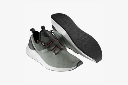 Preview: Men's Sport Sneakers: Olive Green Running Shoes