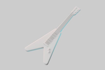 Preview: Flying v electric guitar