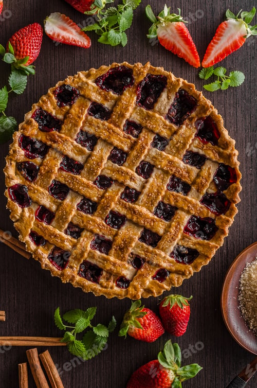 Preview: Berries rustic tart