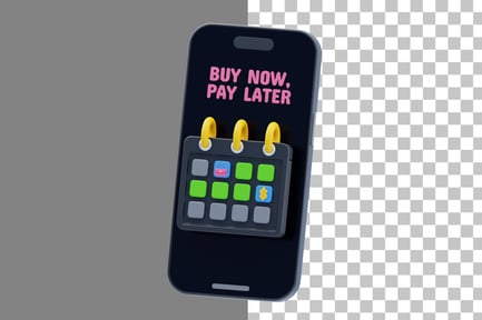 Preview: Buy Now, Pay Later 3D Icon