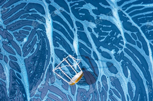 Preview: Drops- Liquid Foam. Fluid Aqua- Abstract Pattern Nature. Background- Cleansing Wash. Shampoo