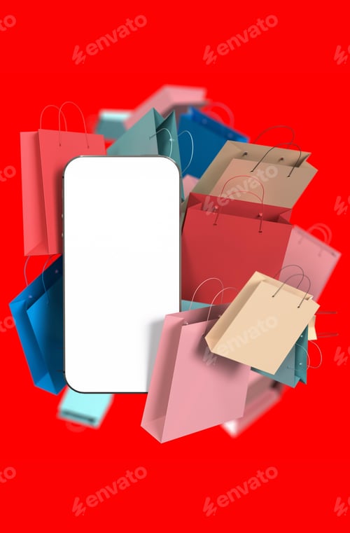 Preview: smartphone, mockup, telephone, touching, mobile phone