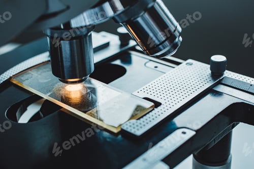 Preview: Close-up shot of microscope