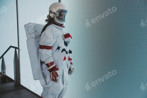 Preview: spaceman in a futuristic station