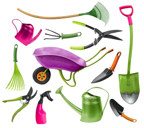 Preview: Funny twisted gardening tools