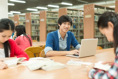 Preview: Asian College Student On Campus