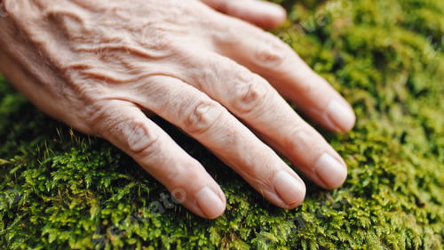 Preview: Hand Strokes Moss On Tree
