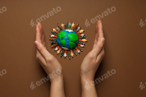 Preview: Earth Day, Environment and Eco concept, top view