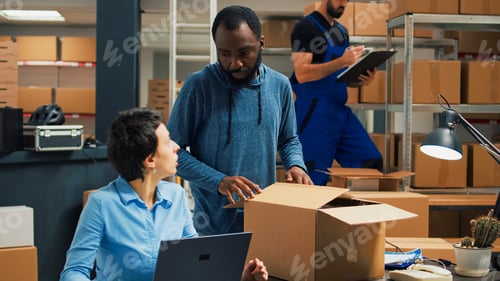 Preview: Small business owners doing quality control before shipping products